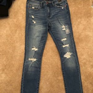 Abercrombie and Fitch Distressed Jeans. Size 27S